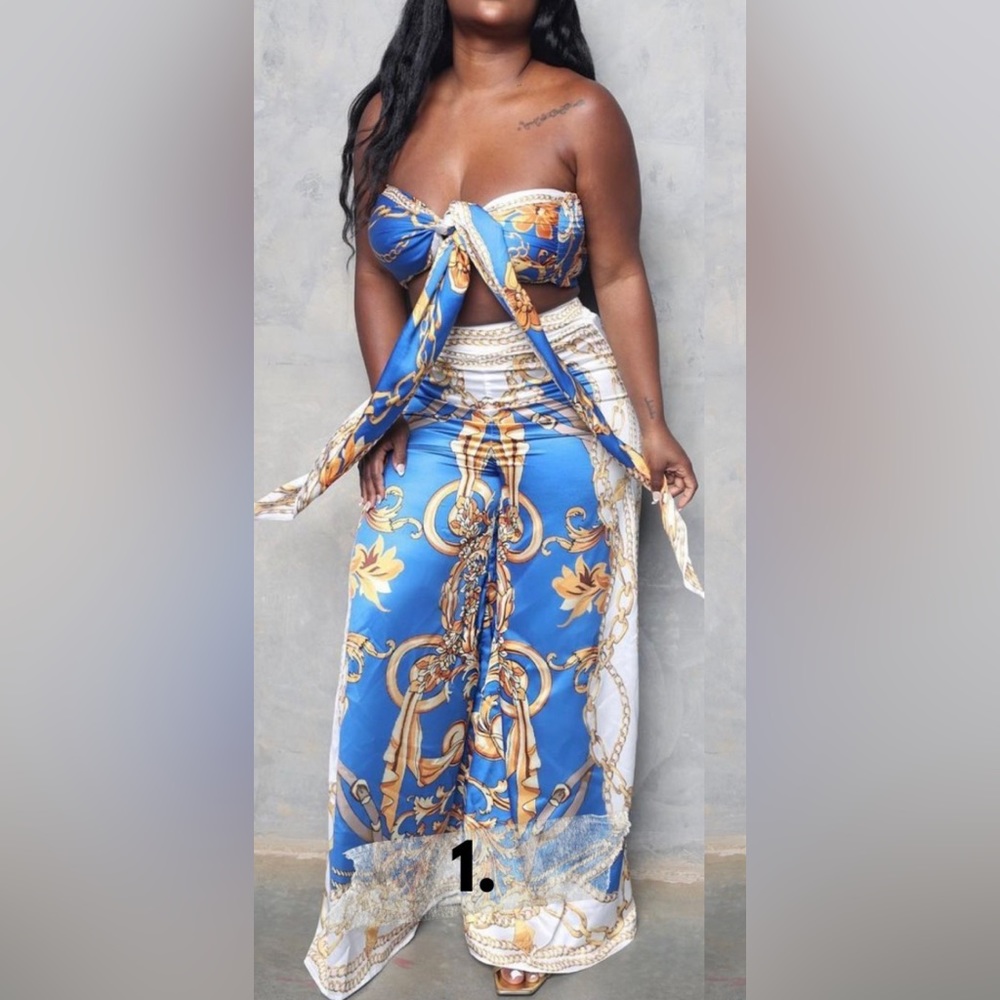 2 pc Satin Set